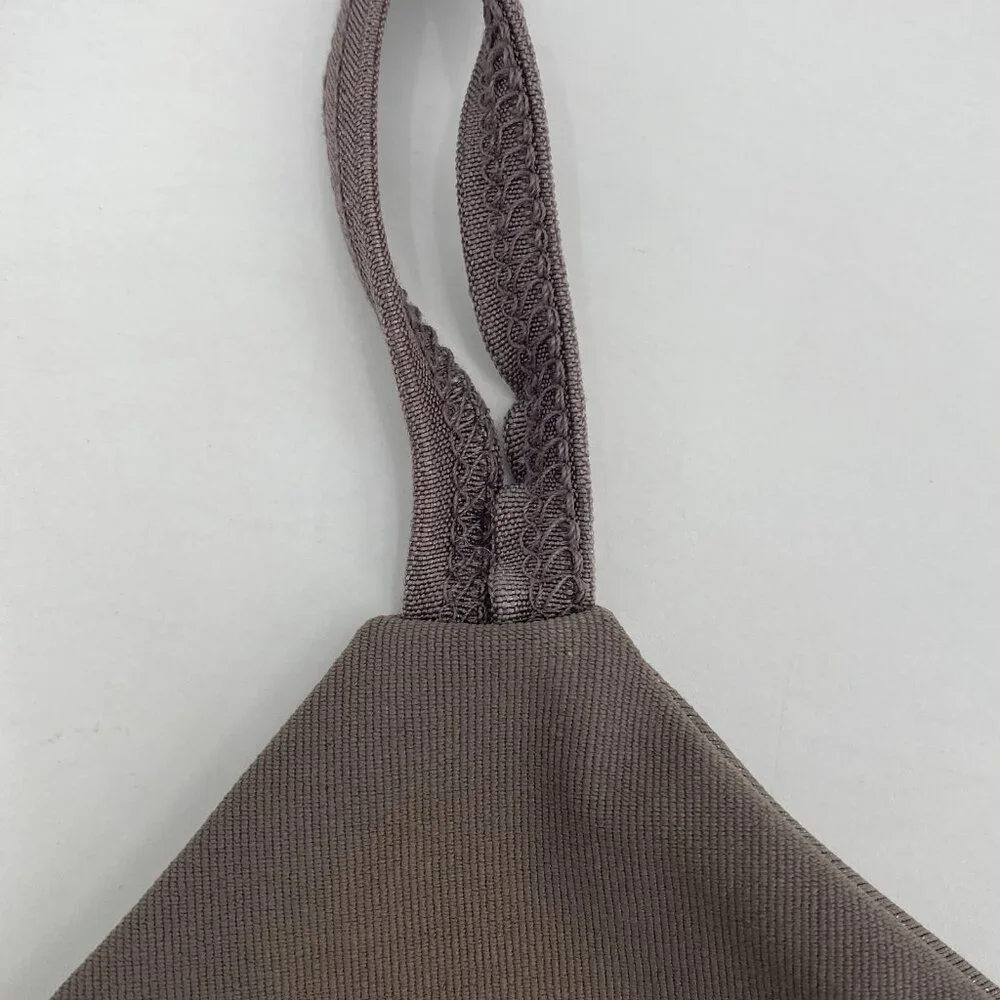 BEYOND YOGA Size Large Twinkle Bra Strappy Racerback in Mocha Brown - Picture 9 of 10